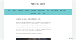 Desktop Screenshot of cameronwells.net