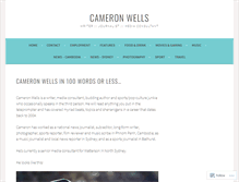 Tablet Screenshot of cameronwells.net